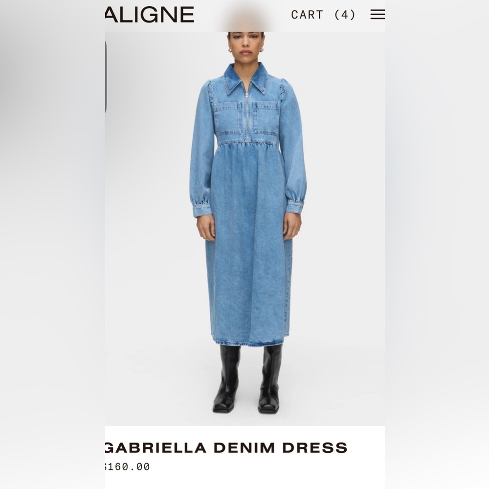 ALIGNE Gabriella Denim Dress